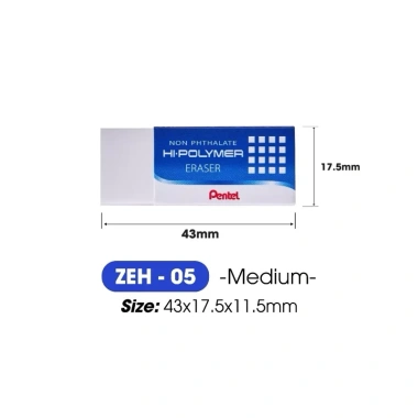 Gôm tẩy bút chì Pentel ZHE03 ZHE05 - Xóa sạch, bền lâu, giá 19.000đ 2