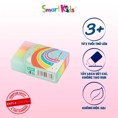 Gôm tẩy Smartkids Rainbow ER20 - Đa màu, an toàn cho bé, giảm giá chỉ 8.000 VND 2