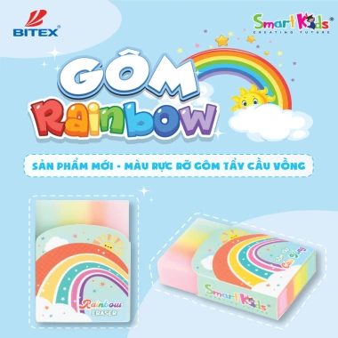 Gôm tẩy Smartkids Rainbow ER20 - Đa màu, an toàn cho bé, giảm giá chỉ 8.000 VND 4