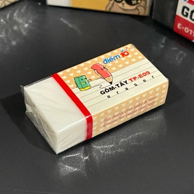 Gôm tẩy Thiên Long đa dạng E05/E06/E09/E011 - Giá chỉ 8.000đ, tẩy mực nhanh, an toàn 4