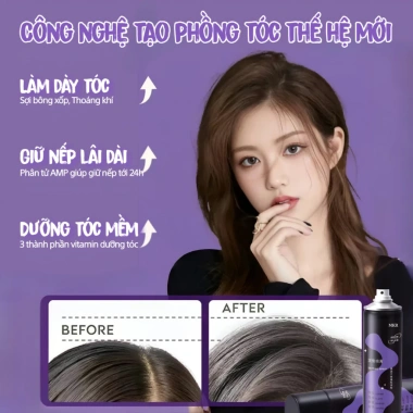 Gôm Xịt Giữ Nếp Tóc MKR - Mềm, Phồng Chân, Không Bết, Giảm Giá 18% tại Donna.vn 6