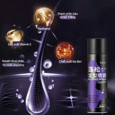 Gôm Xịt Giữ Nếp Tóc MKR - Mềm, Phồng Chân, Không Bết, Giảm Giá 18% tại Donna.vn 7