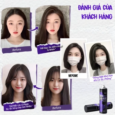 Gôm Xịt Giữ Nếp Tóc MKR - Mềm, Phồng Chân, Không Bết, Giảm Giá 18% tại Donna.vn 8