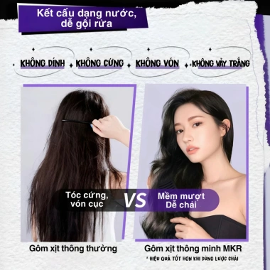 Gôm Xịt Giữ Nếp Tóc MKR - Mềm, Phồng Chân, Không Bết, Giảm Giá 18% tại Donna.vn 9