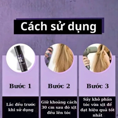 Gôm xịt tóc GINBI 200ml - Giữ nếp, tạo phồng tự nhiên, bồng bềnh - Giá 159.999đ