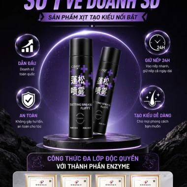 Gôm xịt tóc GINBI 200ml - Tạo phồng, giữ nếp mềm, bồng bềnh tự nhiên, chỉ 45.000đ 4 Gôm xịt tóc GINBI 200ml - Tạo phồng, giữ nếp mềm, bồng bềnh tự nhiên, chỉ 45.000đ 4