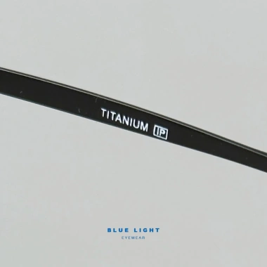 Gọng Kính Cận Blue Light Titanium Mèo Tròn Đen Vàng, Xám Đen, Dày Dặn 685k 6