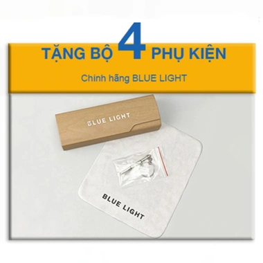 Gọng Kính Cận Blue Light Titanium Mèo Tròn Đen Vàng, Xám Đen, Dày Dặn 685k 9