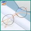 Gọng kính cận kim loại mắt tròn 0-6 độ cho nam nữ, tròng 0 độ chống xanh UV, 149.000₫ 4