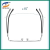 Gọng kính cận kim loại mắt tròn 0-6 độ cho nam nữ, tròng 0 độ chống xanh UV, 149.000₫ 6