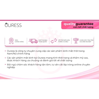 Gọng kính cận M682 nhựa titan OURESS – Siêu nhẹ, siêu bền, thời trang nam nữ, 449k