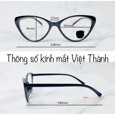 Gọng Kính Cận Mắt Mèo 5 Màu Sếch - Lắp Cận & Viễn Loạn, MEO5, Giá 89.000₫