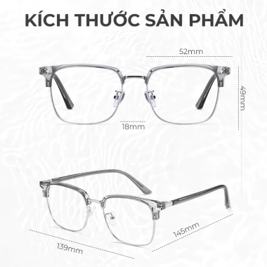 Gọng kính ELASHION E98 nam nữ - Lịch lãm, trẻ trung, chống hao mòn, chống gỉ - 209.000 VND