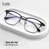 Gọng kính Lorie nam nữ kim loại chắc chắn, vuông bo tròn retro Hàn Quốc - 229k 5