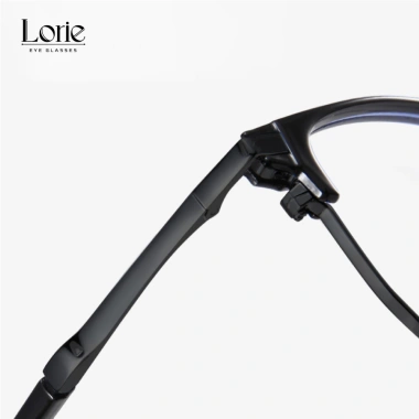 Gọng kính Lorie nam nữ kim loại chắc chắn, vuông bo tròn retro Hàn Quốc - 229k