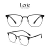 Gọng kính Lorie nam nữ kim loại chắc chắn, vuông bo tròn retro Hàn Quốc - 229k 10