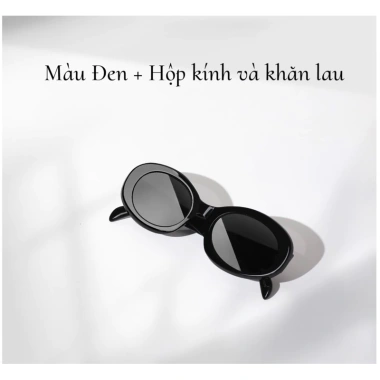 Gọng Kính Mát Ci‑Lin Mắt Mèo Đen Trắng Chống UV - Phong Cách Đi Biển Giá 130k