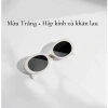 Gọng Kính Mát Ci‑Lin Mắt Mèo Đen Trắng Chống UV - Phong Cách Đi Biển Giá 130k 7