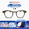 Gọng kính mắt tròn DOKCRAZY LECO nhựa sinh học cao cấp - dáng Hàn Quốc, chống ánh sáng xanh UV400, giá 298.999đ