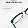 Gọng kính nam nữ LORIE kim loại đen nhám cao cấp – Thanh lịch, chống ánh sáng xanh, giá 209.000 VNĐ 5