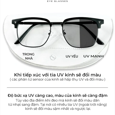 Gọng kính nam nữ LORIE kim loại đen nhám cao cấp – Thanh lịch, chống ánh sáng xanh, giá 209.000 VNĐ