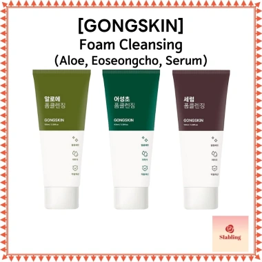Gongskin Sữa rửa mặt tạo bọt 3 loại Aloe Eoseongcho Serum 100ml - Làm sạch sâu, dịu nhẹ, giảm giá 237k