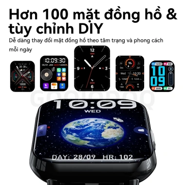 GOOJODOQ FB059 Đồng hồ thông minh 1,83 inch - Theo dõi sức khỏe, Bluetooth, chống nước 1ATM - 449.000₫ 3