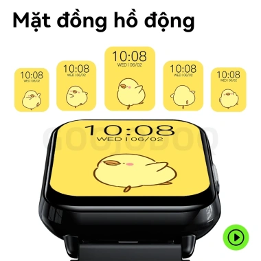 GOOJODOQ FB059 Đồng hồ thông minh 1,83 inch - Theo dõi sức khỏe, Bluetooth, chống nước 1ATM - 449.000₫ 4