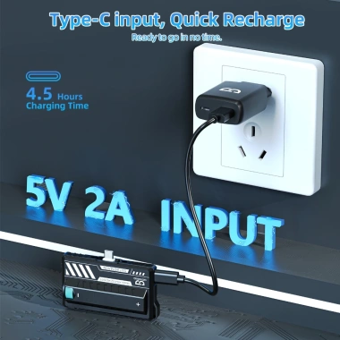 Goojodoq Power Bank 5.000-10.000mAh Đầu Kép Hai Pin Mecha Style Nhẹ, Type-C/LN, Giá chỉ 249.000₫
