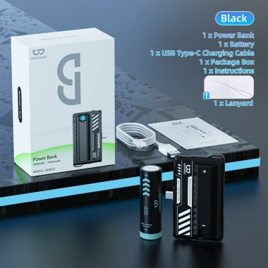 Goojodoq Power Bank 5.000-10.000mAh Đầu Kép Hai Pin Mecha Style Nhẹ, Type-C/LN, Giá chỉ 249.000₫ 10 Goojodoq Power Bank 5.000-10.000mAh Đầu Kép Hai Pin Mecha Style Nhẹ, Type-C/LN, Giá chỉ 249.000₫ 10