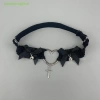 Gothic Ren Garter Thắt Lưng Trái Tim Nơ Chữ Thập Đen Trắng - Choker Nữ 59.700đ 7