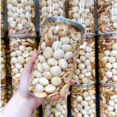 Granola 3 loại hạt macca, hạnh nhân, điều sữa 500gr - Giá ưu đãi 160.000₫