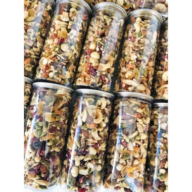 Granola 5% Yến Mạch Mix Macca 500g - Dinh Dưỡng Đầy Đủ, Hỗ Trợ Ăn Kiêng Giảm Cân, Giá Ưu Đãi 118.843 VND