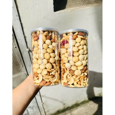 Granola 500g Hạt Macca, Hạnh Nhân, Óc Chó - Đồ Ăn Vặt Mẹ Bầu, Trẻ Nhỏ, Giảm 23% - 135.000 VND