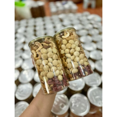 Granola 500g Hạt Macca, Hạnh Nhân, Óc Chó - Đồ Ăn Vặt Mẹ Bầu, Trẻ Nhỏ, Giảm 23% - 135.000 VND