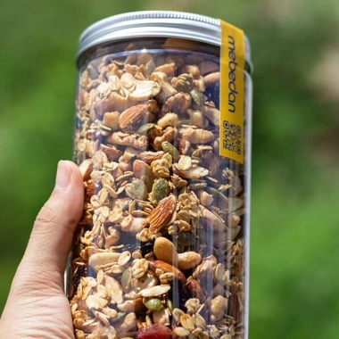 Granola 500g Ngũ Cốc Ăn Kiêng, Giảm Cân - Hạnh Nhân, Hạt Điều, Yến Mạch - NCC 119k