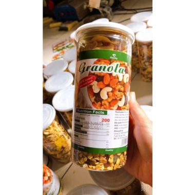 Granola 500g Ngũ Cốc Ăn Kiêng, Giảm Cân - Hạnh Nhân, Hạt Điều, Yến Mạch - NCC 119k