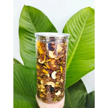 Granola Ăn Kiêng Không Đường 30% Yến Mạch Vị Chocolate 500g - Giá 86.000₫