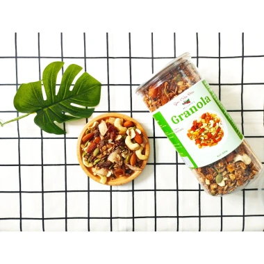 Granola Ăn Kiêng Không Đường Giảm Cân 70% Yến Mạch Vị Chocolate 500g - Giảm Giá 89k 4