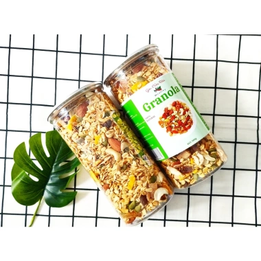 Granola Ăn Kiêng Không Đường Giảm Cân 70% Yến Mạch Vị Mật Ong 500g 64,000 VND