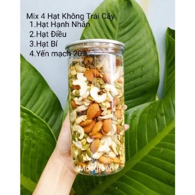 Granola ăn kiêng không nho không dừa xoài 20% yến mạch không đường 500g Giá 109.000đ 3