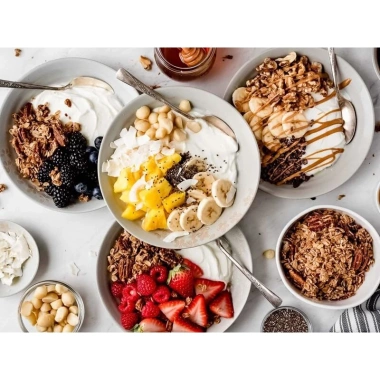 Granola ăn kiêng không nho không dừa xoài 20% yến mạch không đường 500g Giá 109.000đ 6
