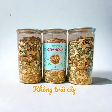 Granola ăn kiêng không nho không dừa xoài 20% yến mạch không đường 500g Giá 109.000đ 8