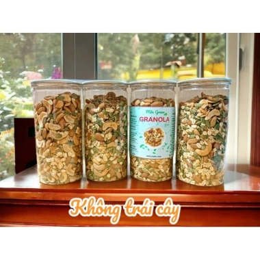Granola ăn kiêng không nho không dừa xoài 20% yến mạch không đường 500g Giá 109.000đ 9