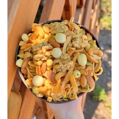 Granola bhnong Hạt Nướng Cao Cấp - Ăn Kiêng Giảm Cân, Dinh Dưỡng Hữu Cơ 169k