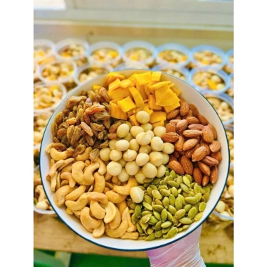 Granola Bhnong Nướng Mộc Mix Trái Cây Hữu Cơ - Không Yến Mạch, Dinh Dưỡng, Ăn Kiêng 5
