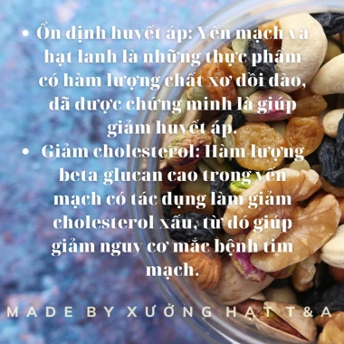 Granola cao cấp Mix Nuts 500g - Óc chó, Hạt điều, Hạt bí xanh - Giá 159.000đ
