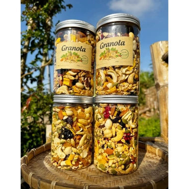 Granola Hạt Dinh Dưỡng Nướng Mật Ong Ngũ Cốc Giảm Cân Không Đường 500g Ưu Đãi 128k 4 Granola Hạt Dinh Dưỡng Nướng Mật Ong Ngũ Cốc Giảm Cân Không Đường 500g Ưu Đãi 128k 4