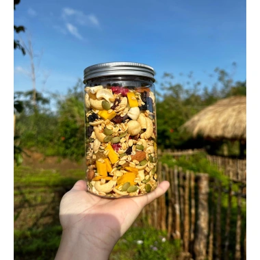 Granola Hạt Dinh Dưỡng Nướng Mật Ong Ngũ Cốc Giảm Cân Không Đường 500g Ưu Đãi 128k