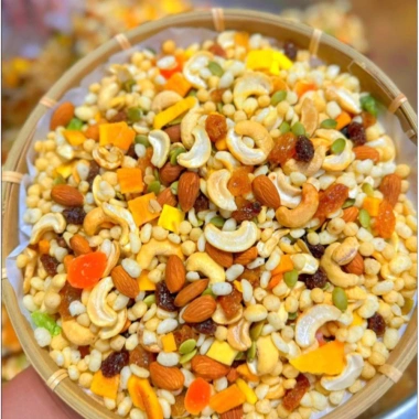 Granola hạt ngũ cốc ăn kiêng yến mạch nổ giòn 500g không đường giảm cân GRN